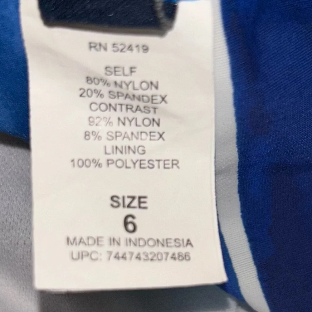 Chaps Tankini, sz 6 - Picture 9 of 9